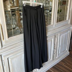 Tranjari black  palazzo pant size med polyester
